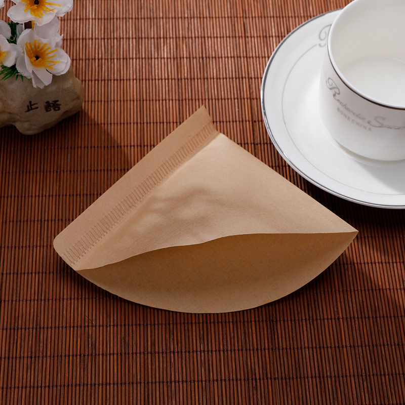 Filtru de cafea în formă de V, pulpă de lemn virgină, conic, pentru 1–4 porții, filtru pentru cafea la preparare manuală