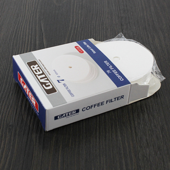 Jitay Hârtie de filtru cafea pentru filtrare prin picurare, dimensiune mică 60 mm, 100 foi/cutie, albă