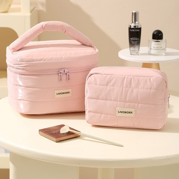 Geantă de cosmetic Xinghui portabilă – geantă de machiaj pentru călătorii, capacitate mare, design elegant