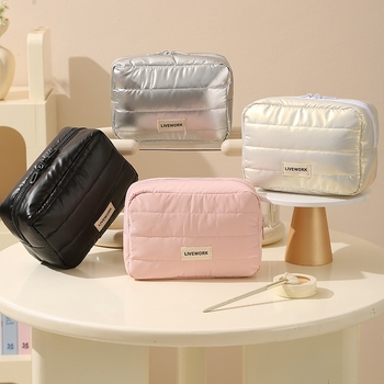 Geantă de cosmetic Xinghui portabilă – geantă de machiaj pentru călătorii, capacitate mare, design elegant