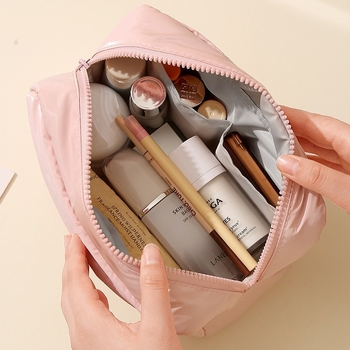 Geantă de cosmetic Xinghui portabilă – geantă de machiaj pentru călătorii, capacitate mare, design elegant