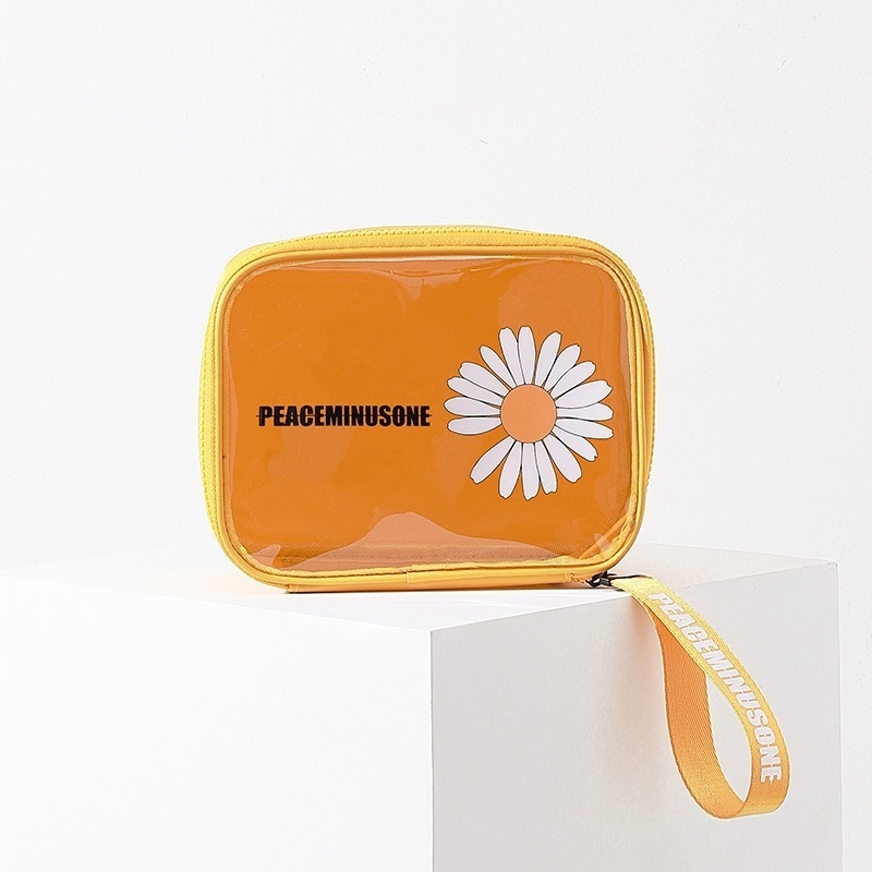 Daisy prozirna PVC kozmetička torbica, vodootporna, velika kapaciteta za putovanja
