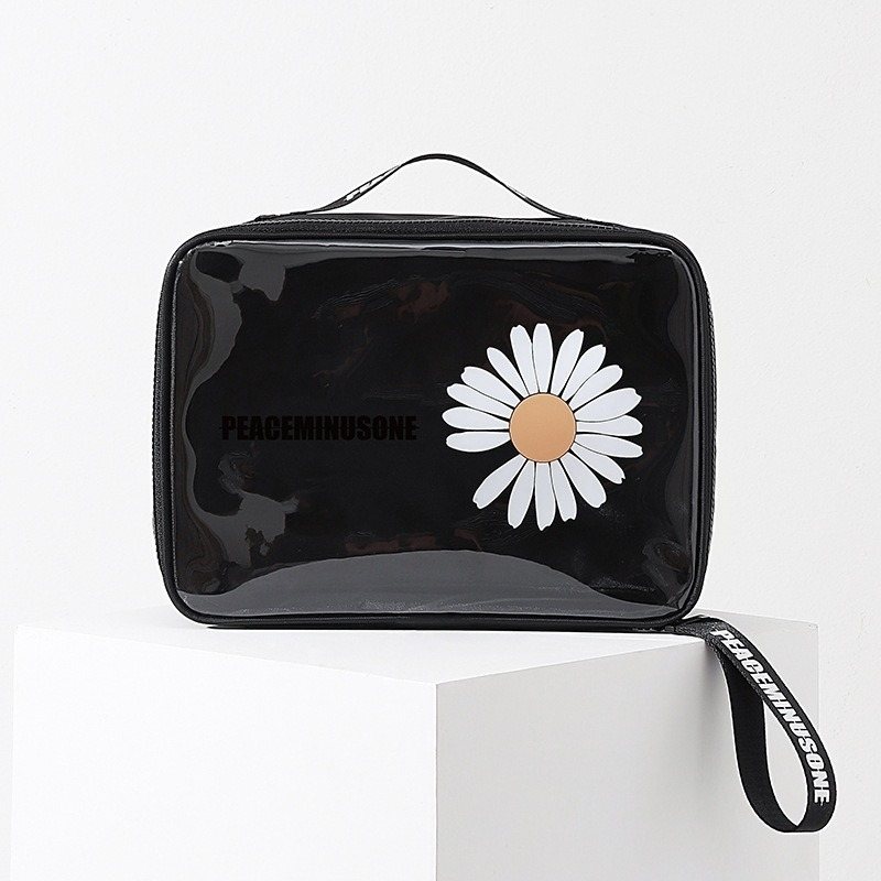 Daisy prozirna PVC kozmetička torbica, vodootporna, velika kapaciteta za putovanja