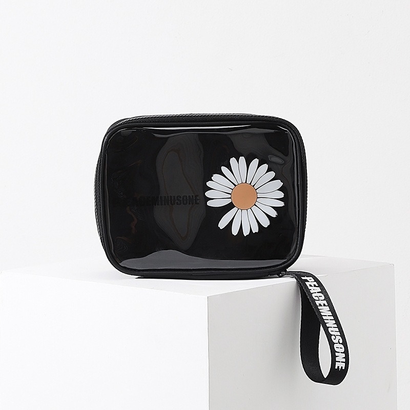 Daisy prozirna PVC kozmetička torbica, vodootporna, velika kapaciteta za putovanja