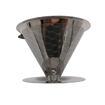 Set filtru cafea Honeycomb, plasă 600 mesh, dublu strat, cu cană și filtru de hârtie (stil japonez)