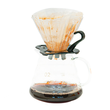 Filtru de cafea cu format V, de unică folosință, din pulpă de lemn virgin, pentru cafea preparată manual
