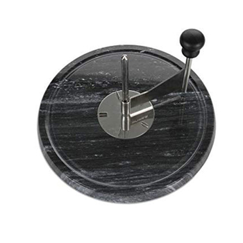 Tăietor de brânză cu disc de marmură — instrument de bucătărie din oțel inoxidabil