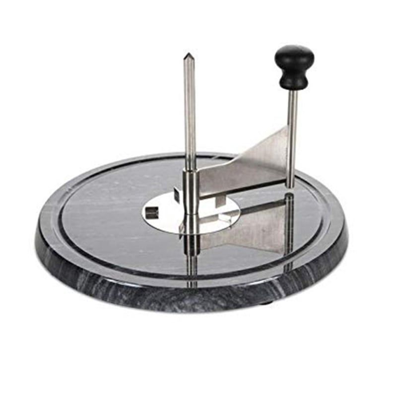Tăietor de brânză cu disc de marmură — instrument de bucătărie din oțel inoxidabil