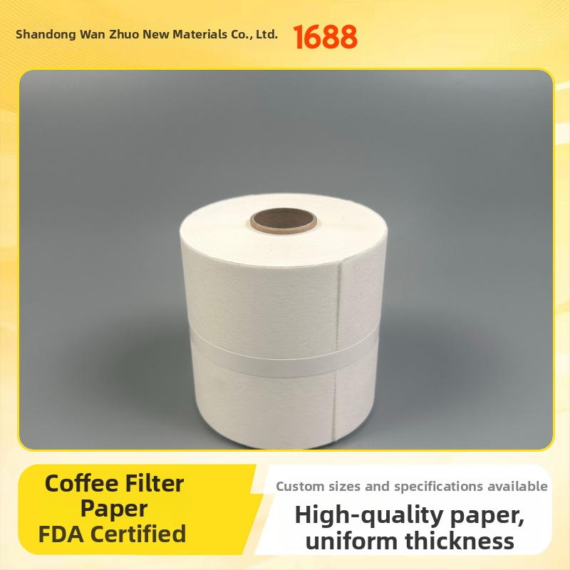 Jednorázové rolky filtra na kávu pre espresso stroje, prispôsobiteľné; z dreveného celulozového materiálu; 10 cm x 200 m; 33 g; moderný minimalistický štýl.