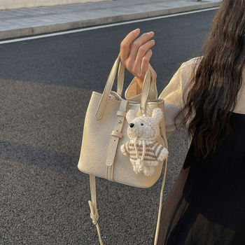 Ženska torbica u obliku košare, proljeće-ljeto 2026, modni bucket bag, svestrani crossbody