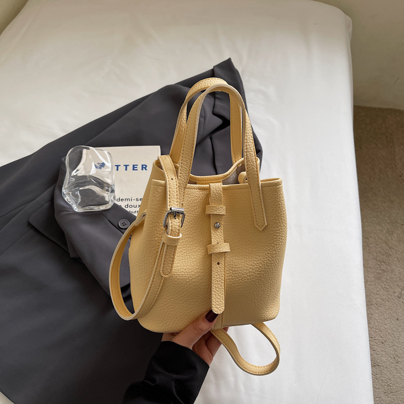 Ženska torbica u obliku košare, proljeće-ljeto 2026, modni bucket bag, svestrani crossbody