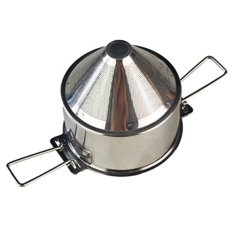 Little Angel filtru de cafea portabil din oțel inoxidabil, pliabil, reutilizabil, fără filtru de hârtie, pentru pour-over