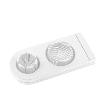 Tăietor de ouă din oțel inoxidabil, cap din plastic dublu, cu două capete