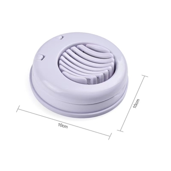 Tăietor multifuncțional pentru căpșuni și ouă pentru cofetărie de casă, cu separator de ou în formă de petală (carcasă din ABS, lame din oțel inoxidabil 304)