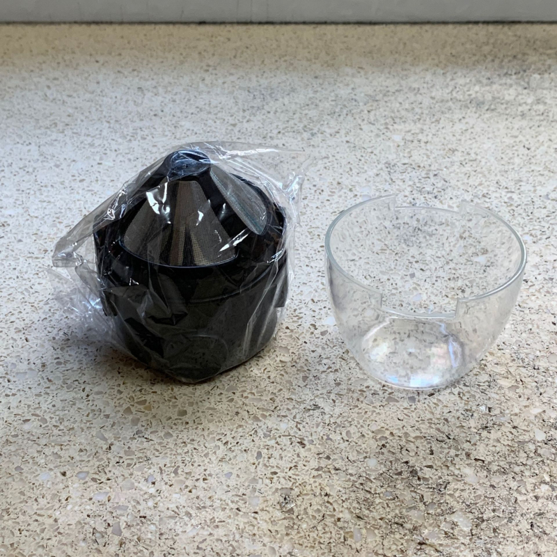 Little Angel Filtru de cafea în ceașcă, cu plasă dublă din oțel inoxidabil 304, filtru pliabil cu suport pentru ureche pentru cafea turnată