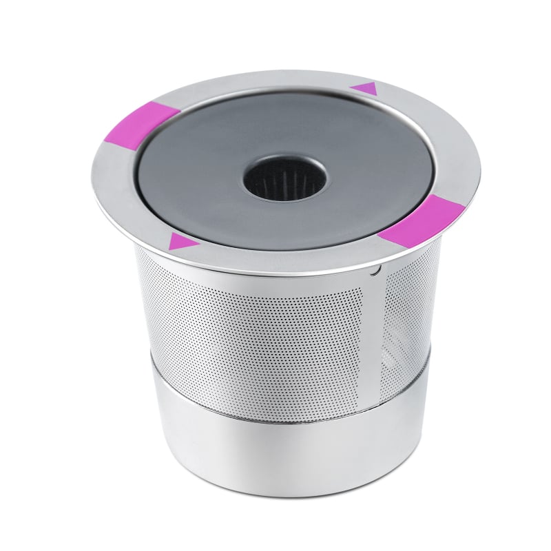 iCafilas Capsulă K-Cup din oțel inoxidabil, reutilizabilă pentru Keurig