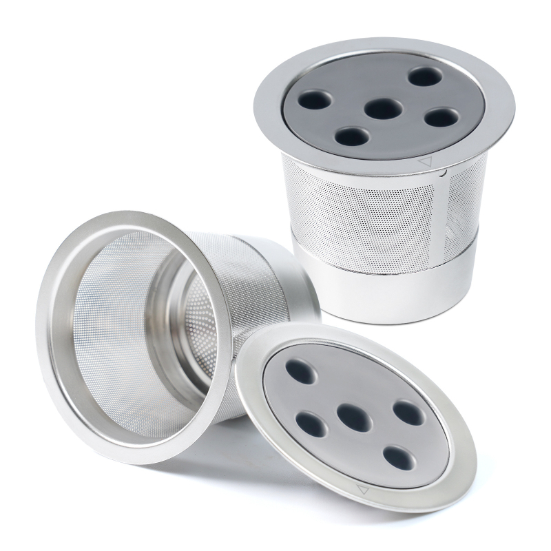 iCafilas Capsulă K-Cup din oțel inoxidabil, reutilizabilă pentru Keurig