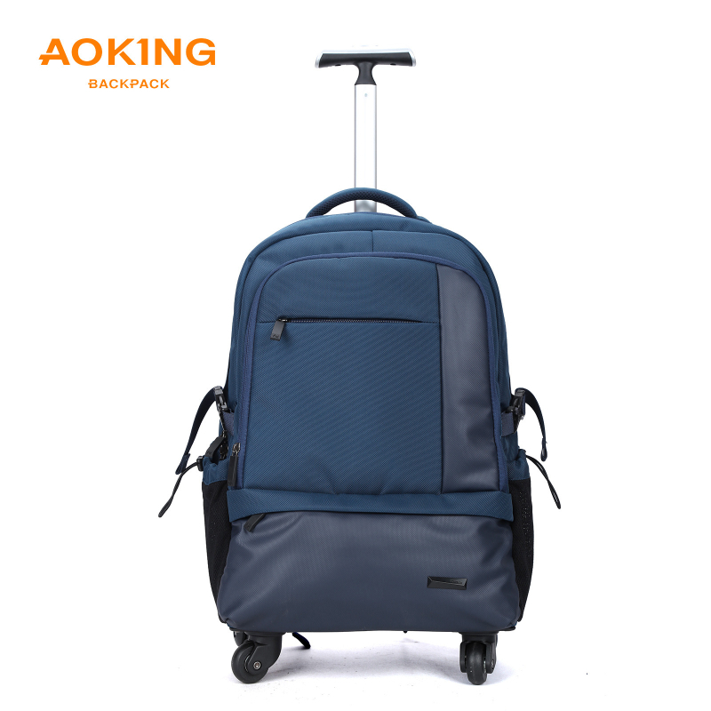 Aowang poslovni ruksak s kotačićima, unisex putni ruksak, vodootporan najlon, 20-inča, 36–55 L