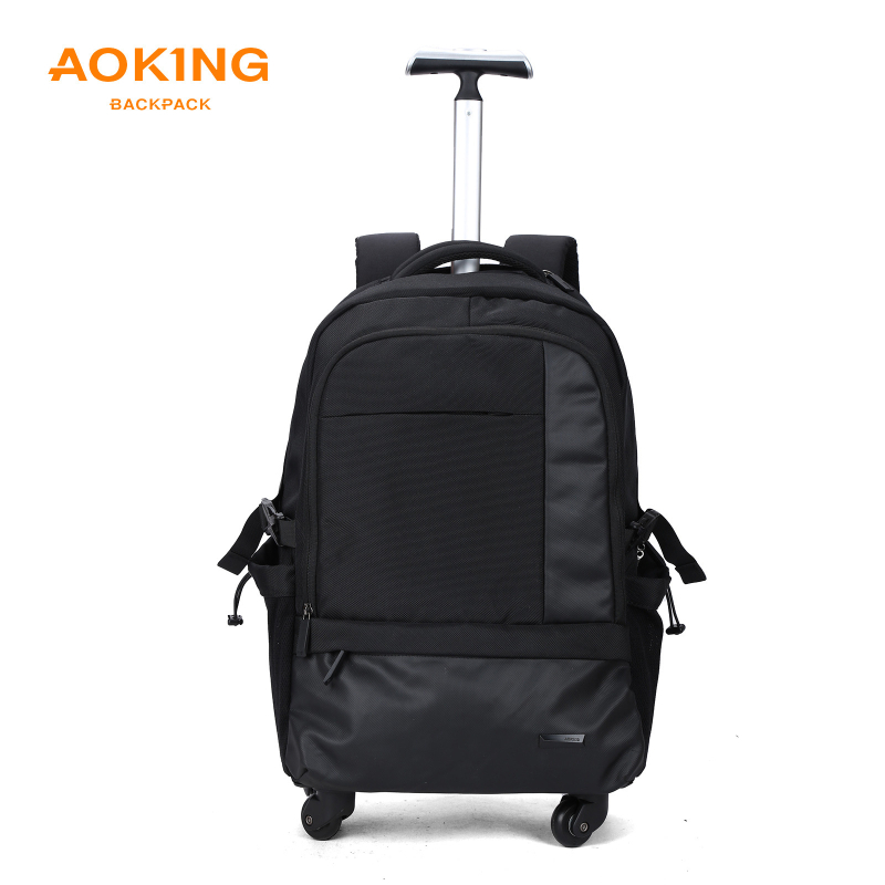 Aowang poslovni ruksak s kotačićima, unisex putni ruksak, vodootporan najlon, 20-inča, 36–55 L
