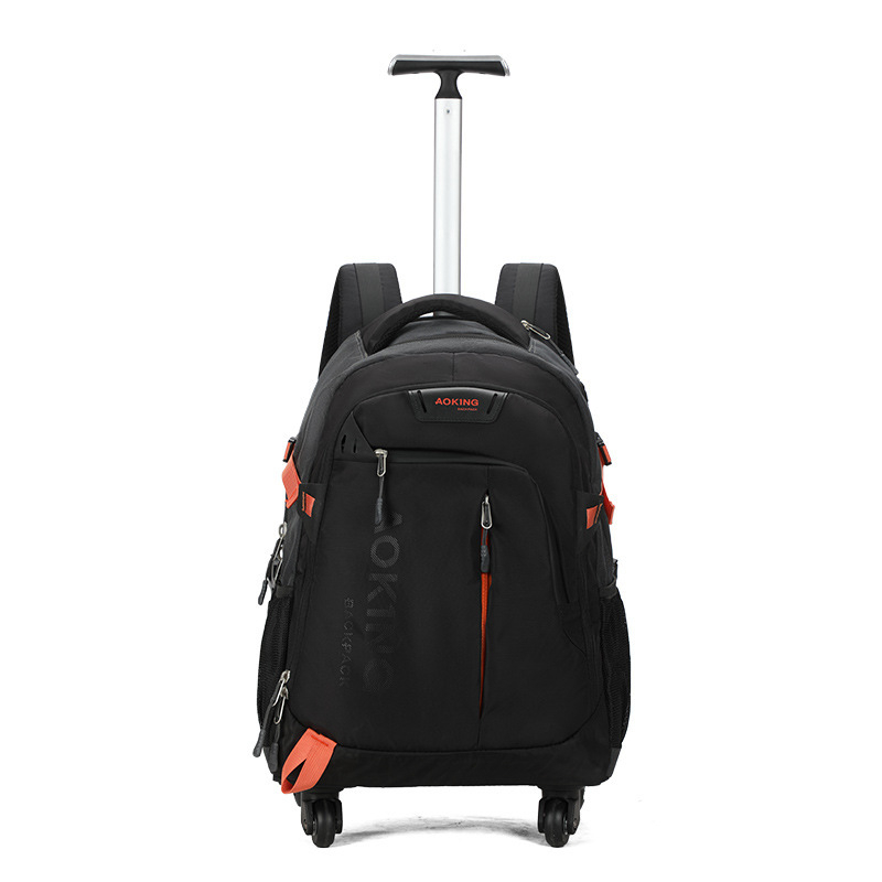 Aowang poslovni ruksak s kotačićima, unisex putni ruksak, vodootporan najlon, 20-inča, 36–55 L