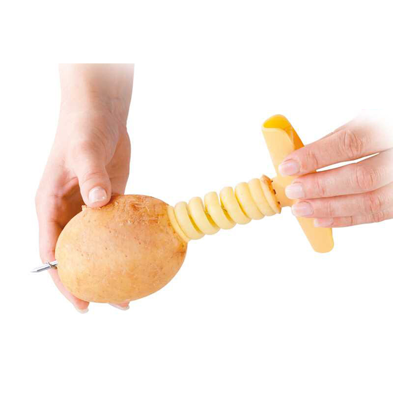 VELEKA instrument pentru săpat în cartof și tăiere în spirală, tăietor în formă de floare, cuțit de curățare, ustensilă de bucătărie