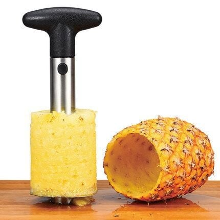 Cuțit din oțel inoxidabil pentru ananas cu decojire și extragere a miezului – separator și tăietor de ananas
