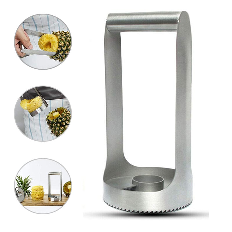 Cuțit pentru curățare, decojire și eliminarea miezului din ananas, oțel inoxidabil 304/430