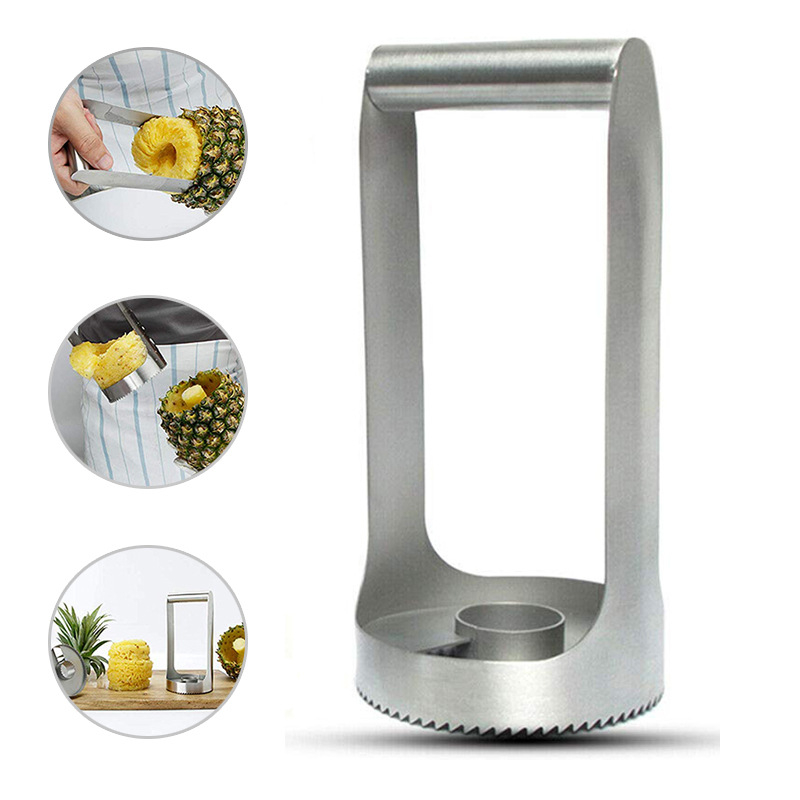 Cuțit pentru curățare, decojire și eliminarea miezului din ananas, oțel inoxidabil 304/430
