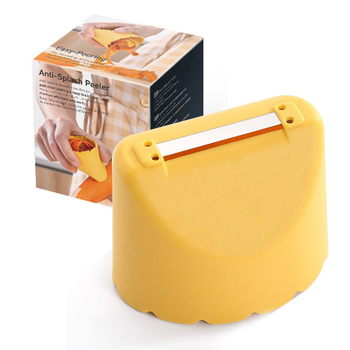 Curățător de fructe și legume din oțel inoxidabil, cu mâner din plastic și casetă de depozitare