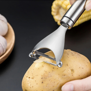 Curățător de fructe și legume din oțel inoxidabil – pentru mere și cartofi
