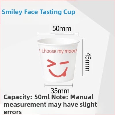 Μίνι ποτήρι γευσιγνωσίας 50 ml, χάρτινο ποτήρι μίας χρήσης για ζεστά ροφήματα