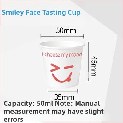 Μίνι ποτήρι γευσιγνωσίας 50 ml, χάρτινο ποτήρι μίας χρήσης για ζεστά ροφήματα