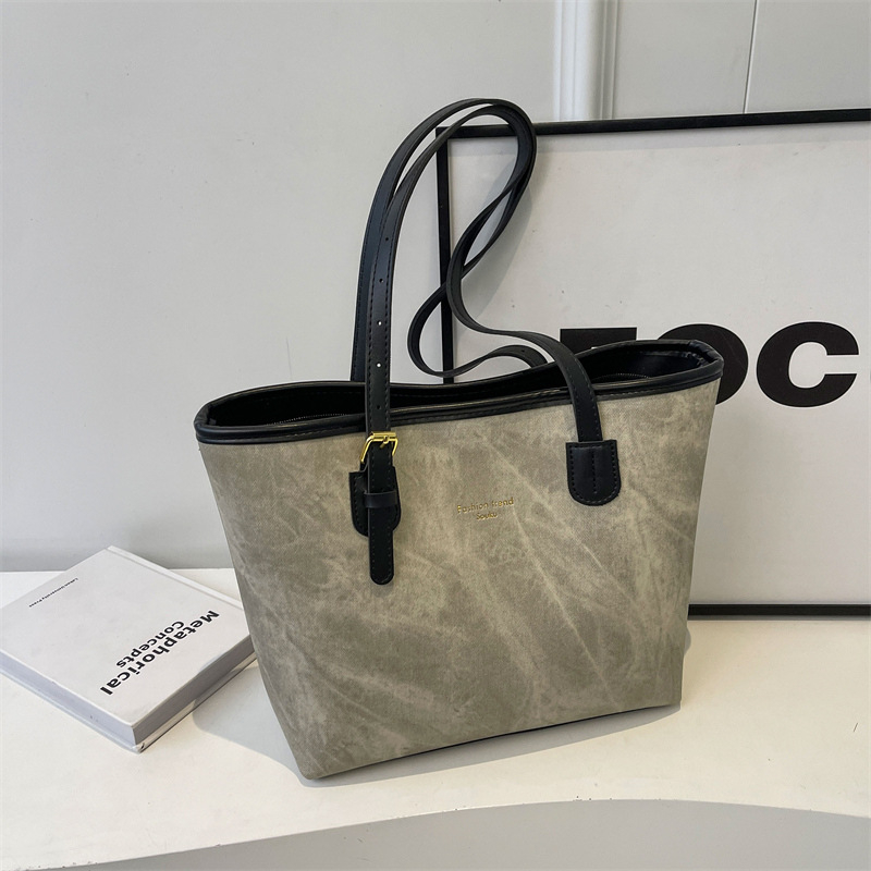 Jesensko-zimski novi model tote torbe za studente, casual ramenska torba s velikim kapacitetom