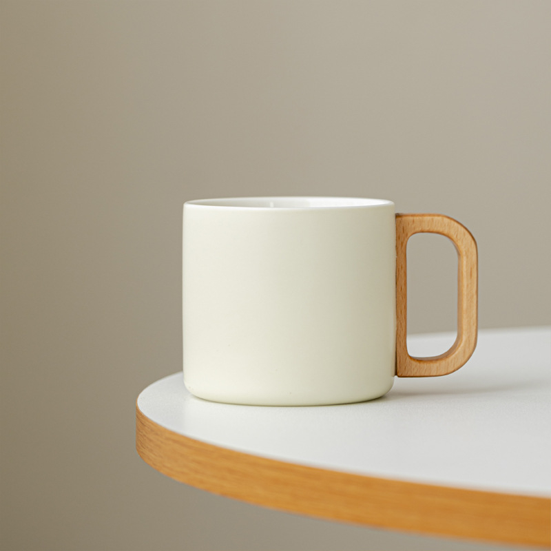 Set ceramic de cești și farfurioare pentru cafea – cești elegante pentru cupluri, cești latte