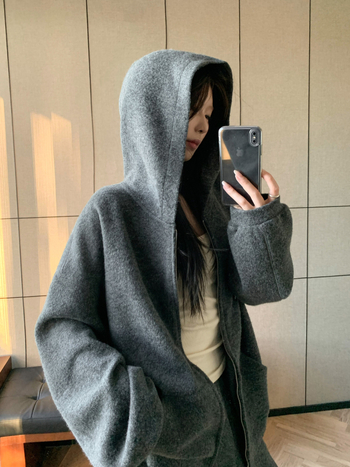 Hvivi ženska duksa s kapuljom, udoban kroj, sportsko casual stil