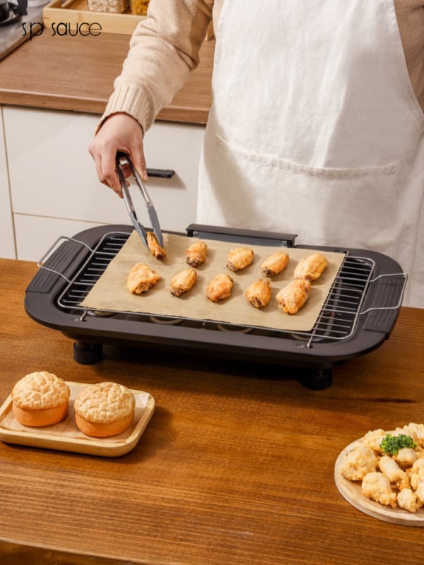 Hârtie de copt cu absorbție de ulei, hârtie alimentară pentru cuptor și air fryer, hârtie de bucătărie cu silicon