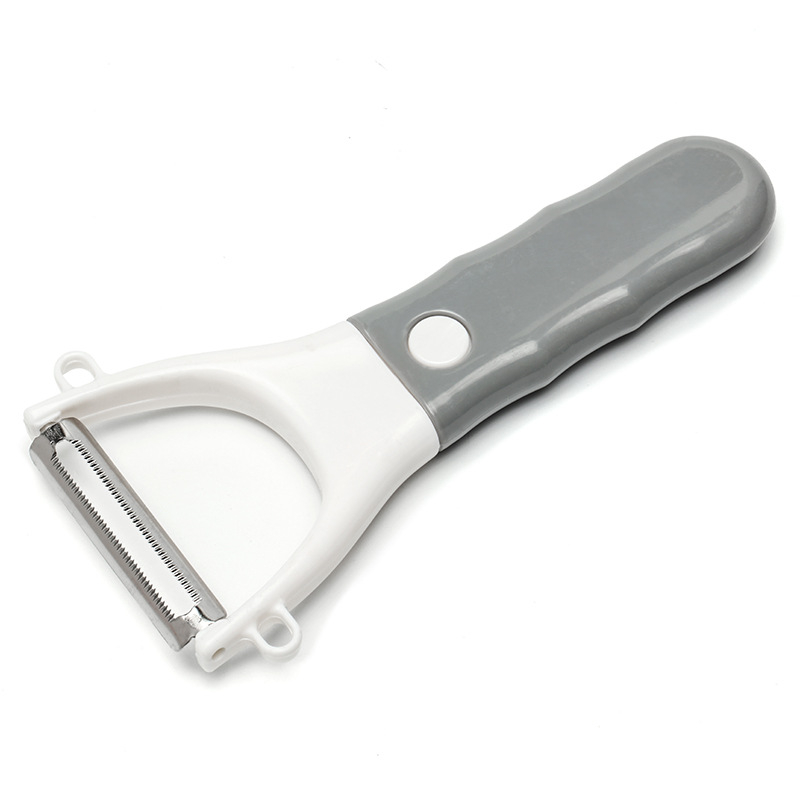 Peeler din oțel inoxidabil cu mâner din plastic pentru fructe și legume