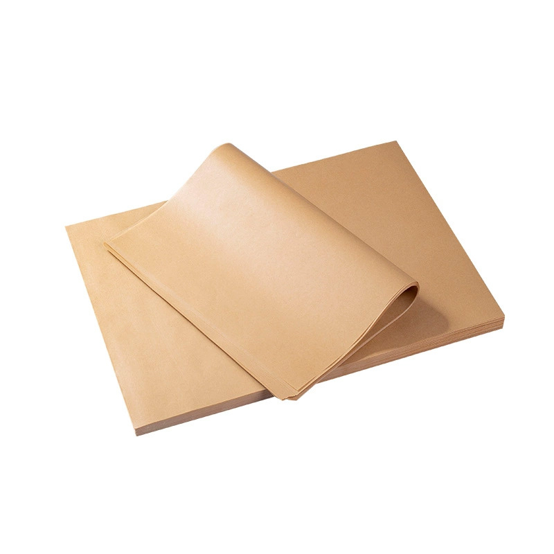 Hârtie maro antiulei pentru prăjit și copt – absorbantă de ulei, hârtie pentru grătar și împachetare a alimentelor.