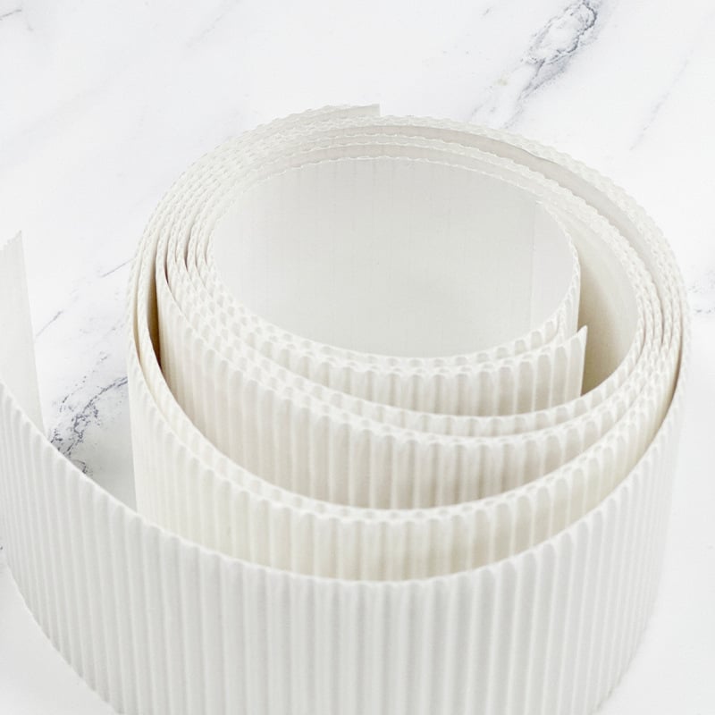 Hârtie ondulată cu margine, bule de protecție, tampon alimentar, hârtie de copt