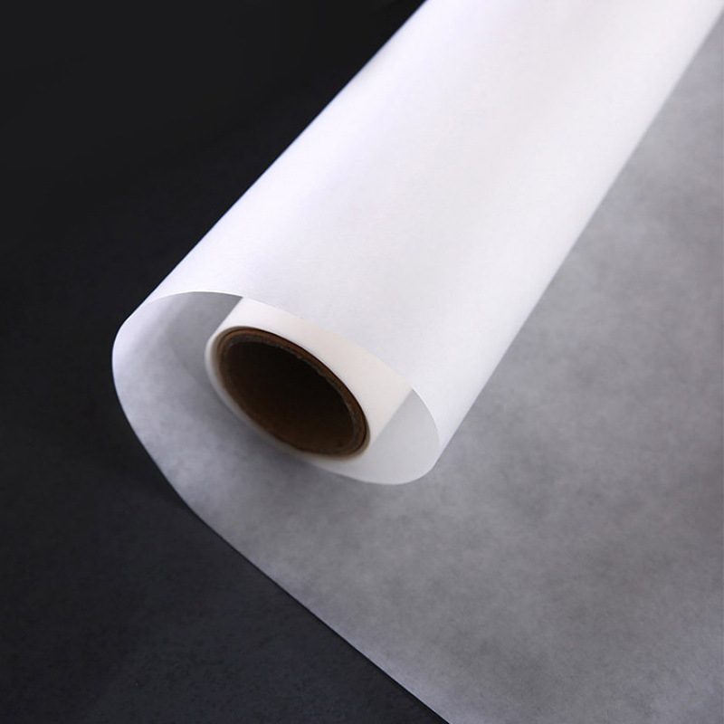 Hârtie de pergament pentru coacere și prăjit, acoperire din silicon, hârtie de patiserie cu absorbție dublă a uleiului, pentru cuptor, grătar și aburi