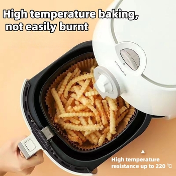 Hârtie de copt pentru air fryer, rezistentă la temperaturi înalte