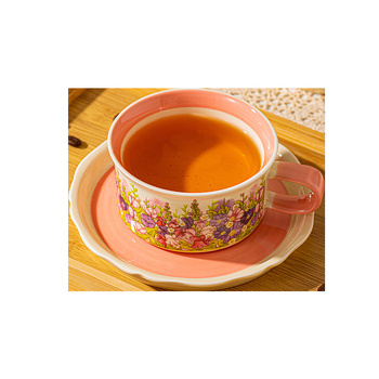 Set ceramic cești de ceai cu farfuriu și ceașcă de cafea, cutie cadou de Crăciun, pereche de cești, personalizare logo