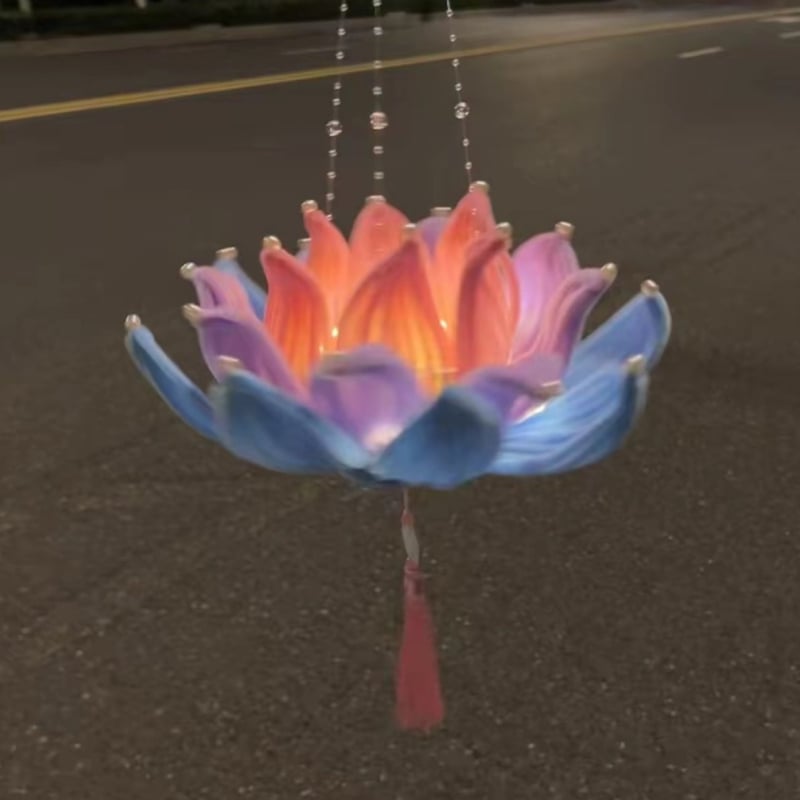 Fenar cu lotus și pai răsucit – kit DIY de materiale pentru felinar pentru festivalul Mid-Autumn, cadou pentru prietene.