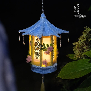 Festivalul de Toamnă în stil chinezesc: felinar de mână luminat, felinar de palat strălucitor, bețe răsucite, materiale DIY pentru handmade, ornament decorativ pentru copii în stil antic