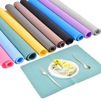Covoraș din silicon pentru frământat aluatul, antiderapant, 30×40 cm, dreptunghiular pentru coacere