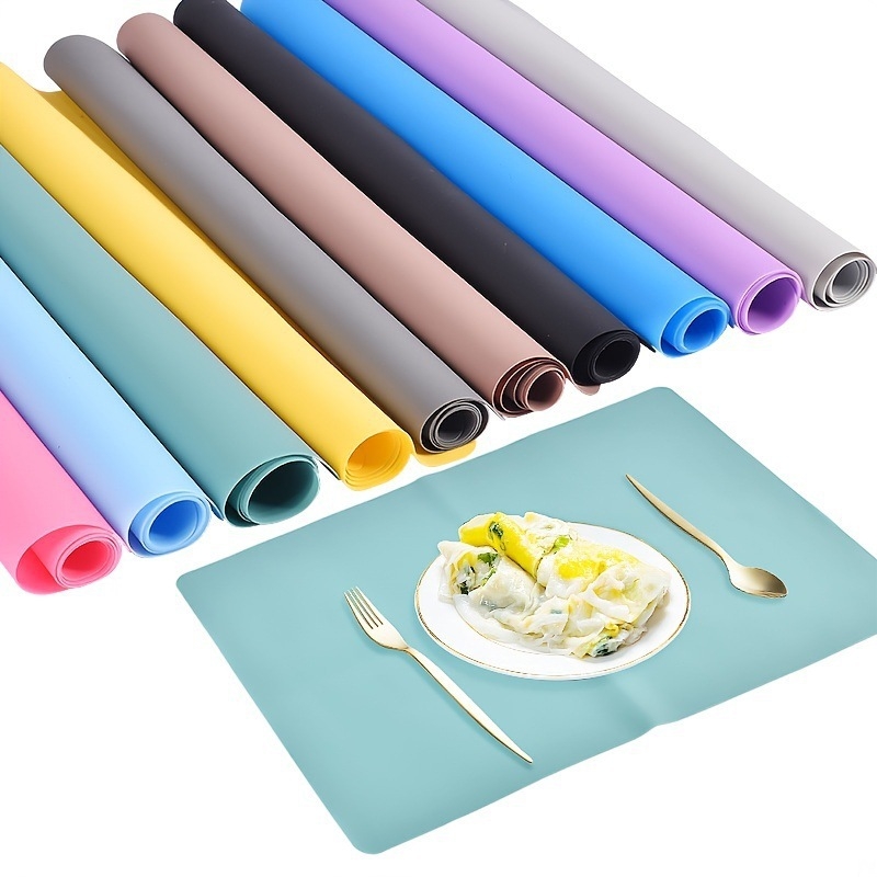 Covoraș din silicon pentru frământat aluatul, antiderapant, 30×40 cm, dreptunghiular pentru coacere