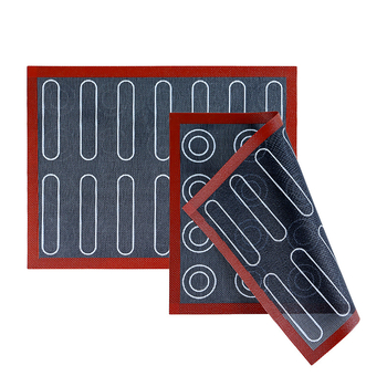 Covoraș de frământat din silicon platinat, de calitate alimentară, dreptunghiular, 30×40 cm, pentru aluat, patiserie și pâine