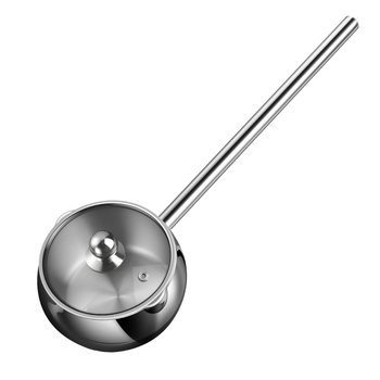 Oală din oțel inoxidabil 304, mică oală pentru turnarea uleiului, instrument special pentru ulei fierbinte, unelă de bucătărie pentru turnarea uleiului