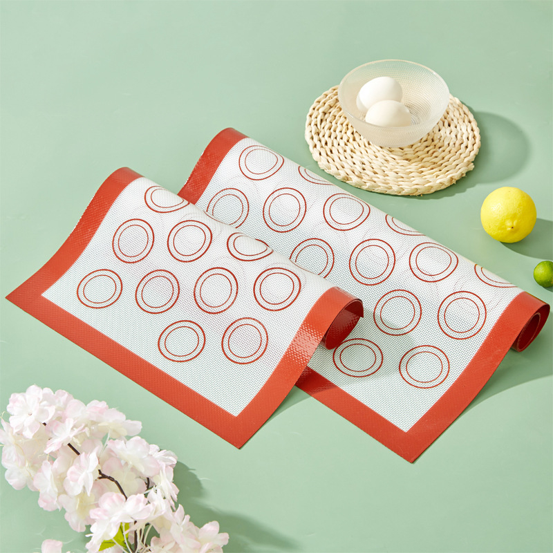 Covoraș din silicon platina pentru makaron, suprafață de frământat antiaderentă, rezistentă la temperaturi ridicate, unealtă de coacere pentru macarons