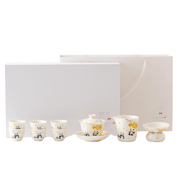 Set ceai gaiwan cu siglă personalizată